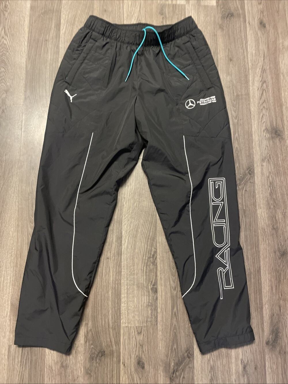 Puma Mercedes AMG Petronas F1 Track Pants Black Men's Medium